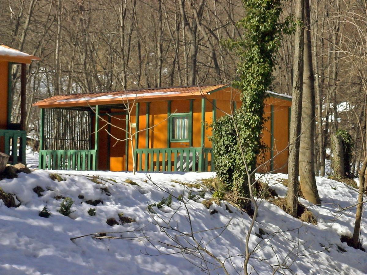 Camping Le P'Tit Bonheur Escaro Экстерьер фото